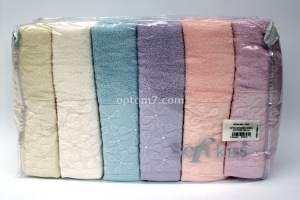 Полотенце махровое 50х90 "Soft Kiss" Menekse